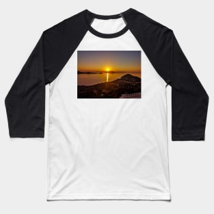 Greek Sunset in Milos Baseball T-Shirt